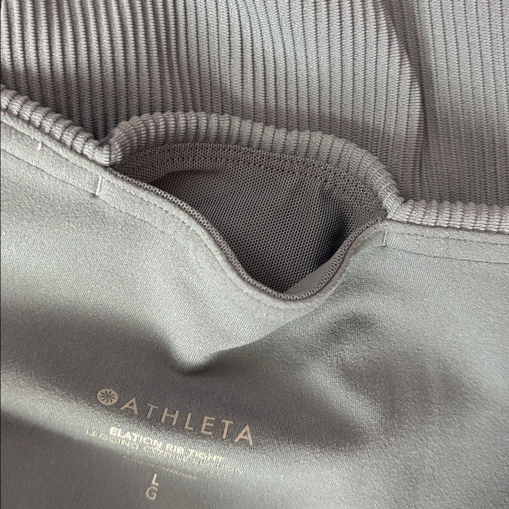 ATHLETA 🩶💙 Elation High Rise Ribbed Tight - Picture 7 of 11